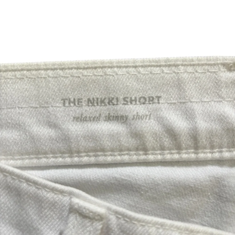 AG Denim The Nikki Relaxed Skinny Distressed Bermuda Denim Shorts - Picture 6 of 16